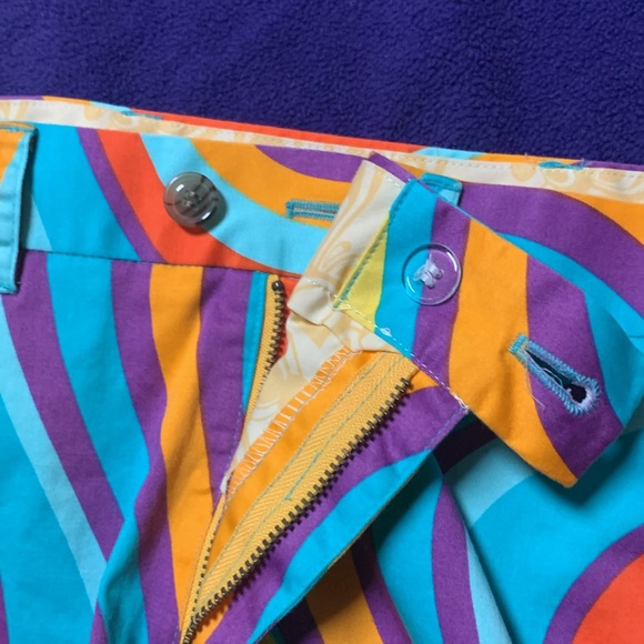 Men’s Loudmouth golf shorts multicolored wavy Torrey Lines men’s size 42 Groovy! - Picture 7 of 16